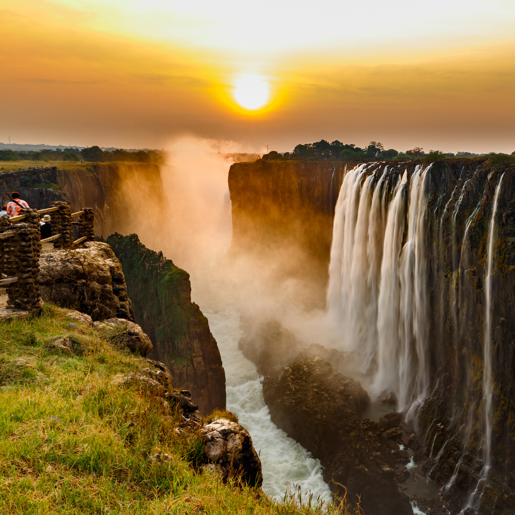 Victoria Falls Sunset